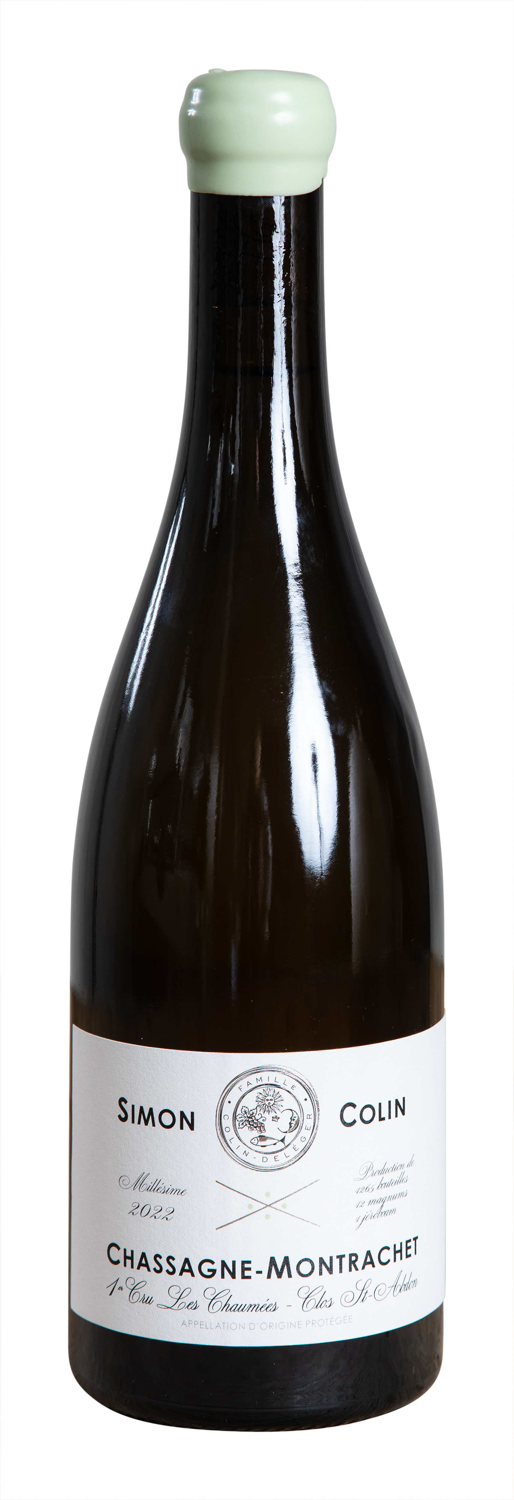 Simon Colin Chassagne-Montrachet Blanc 1er Cru Les Chaumées Clos Saint-Abdon 2023